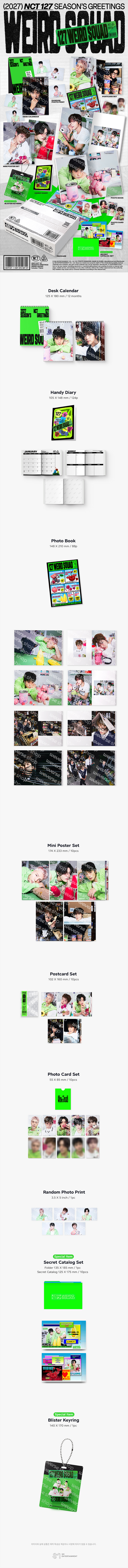 PRE-ORDER: NCT 127 2027 Season’s Greetings - WEIRD SQUAD