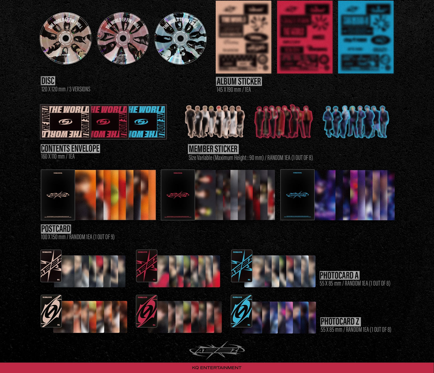 ATEEZ – THE WORLD EP.FIN : WILL (Random)