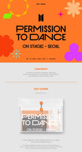 Load image into Gallery viewer, BTS – PERMISSION TO DANCE ON STAGE – SEOUL (DIGITAL CODE)