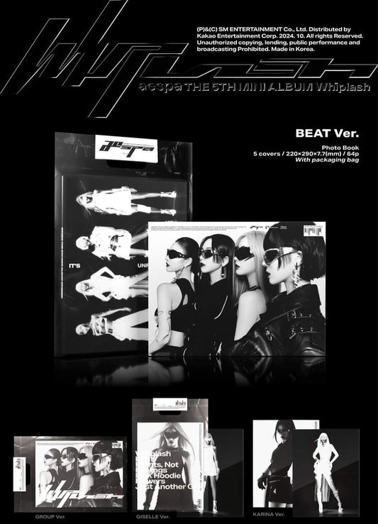 aespa The 5th Mini Album – Whiplash (BEAT Ver.) (Random)