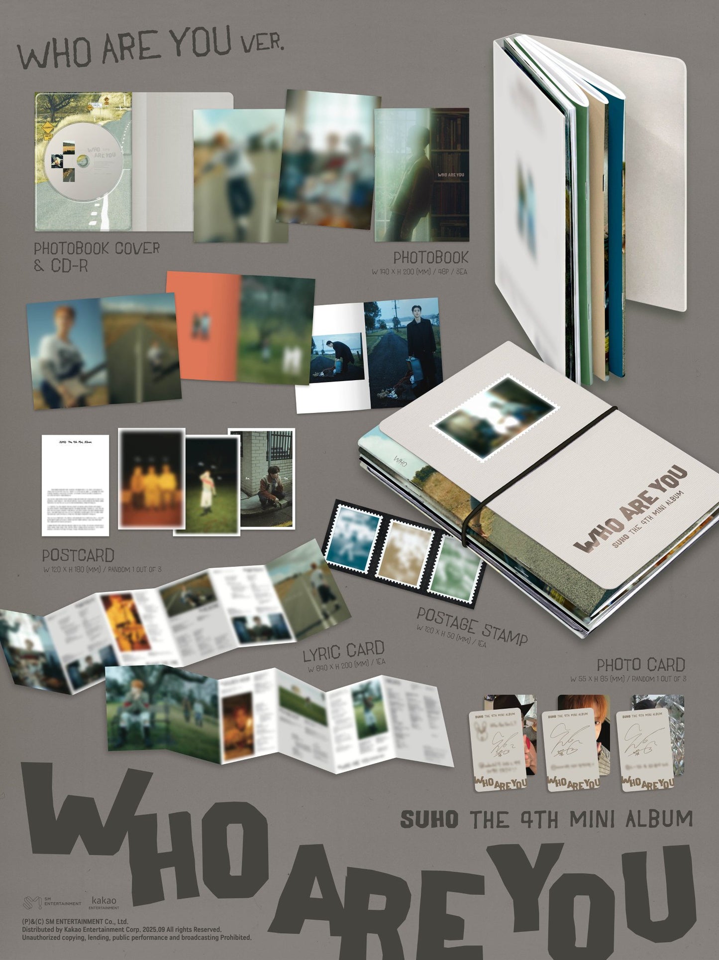 SUHO (EXO) The 4th Mini Album - Who Are You (Who Are You Ver.)