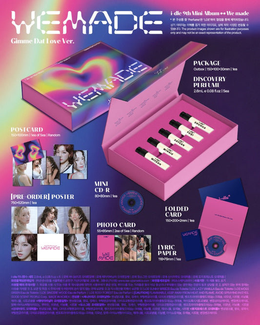 i-dle 9th Mini Album - We made (Gimme Dat Love Ver.)