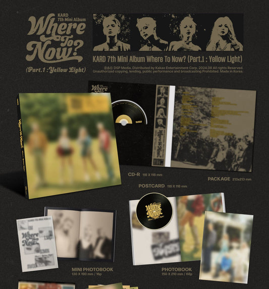 KARD 7th Mini Album – Where To Now? (Part.1 : Yellow Light)