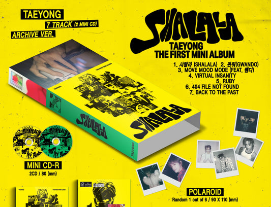 TAEYONG MINI Album Vol. 1 - SHALALA (Archive Ver.)