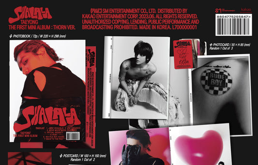 TAEYONG MINI Album Vol. 1 - SHALALA (Thorn Ver.)