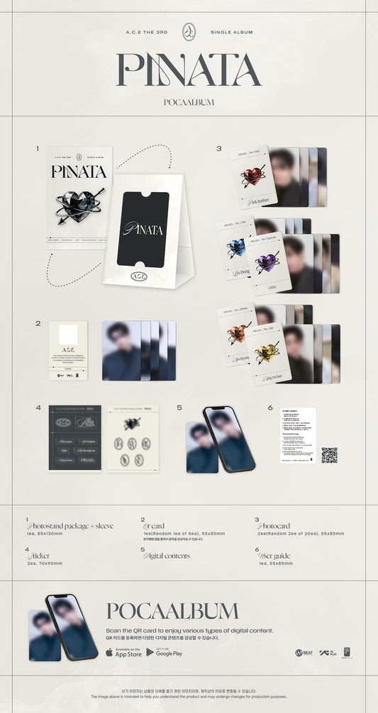 A.C.E 3rd Single Album – PINATA (POCAALBUM)