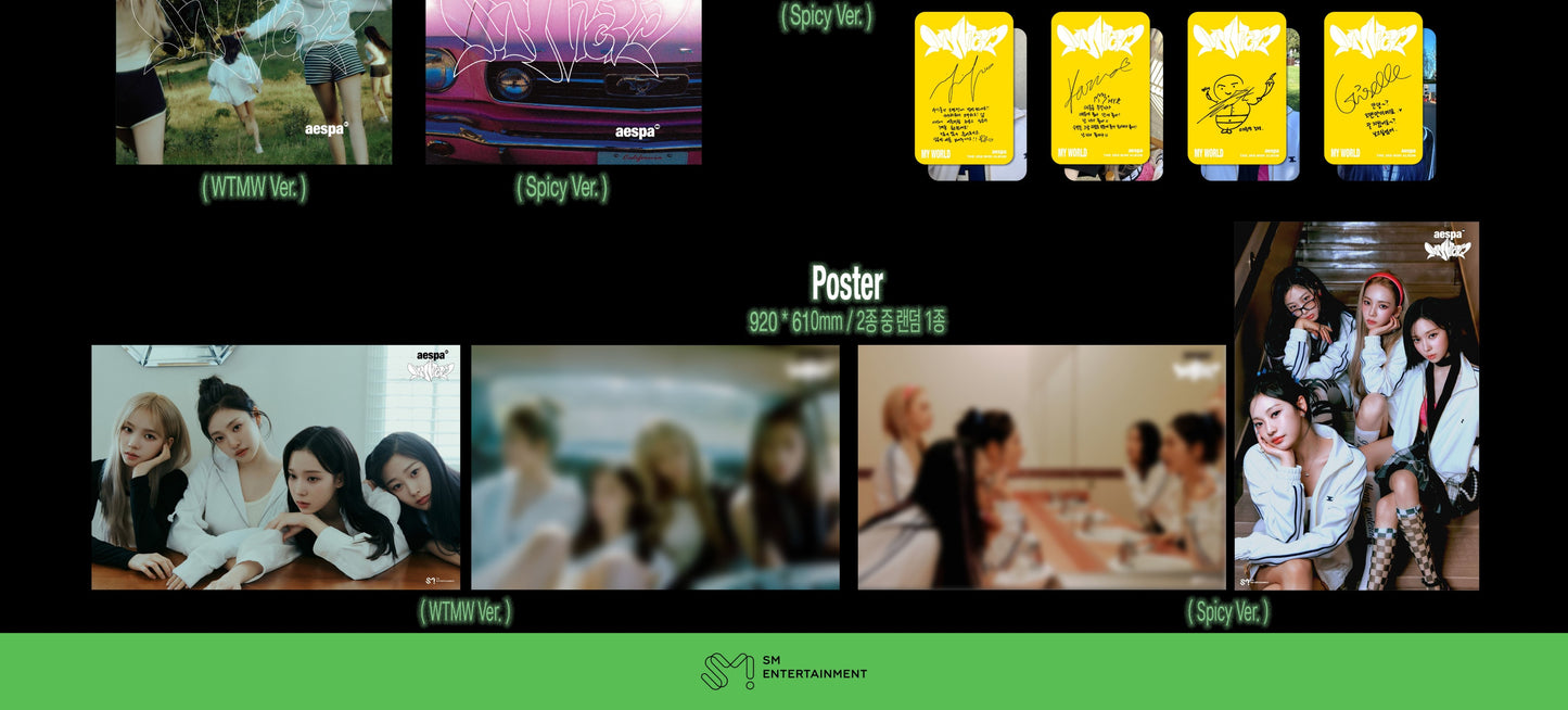 aespa Mini Album Vol. 3 - MY WORLD (Zine Ver.) (Random)