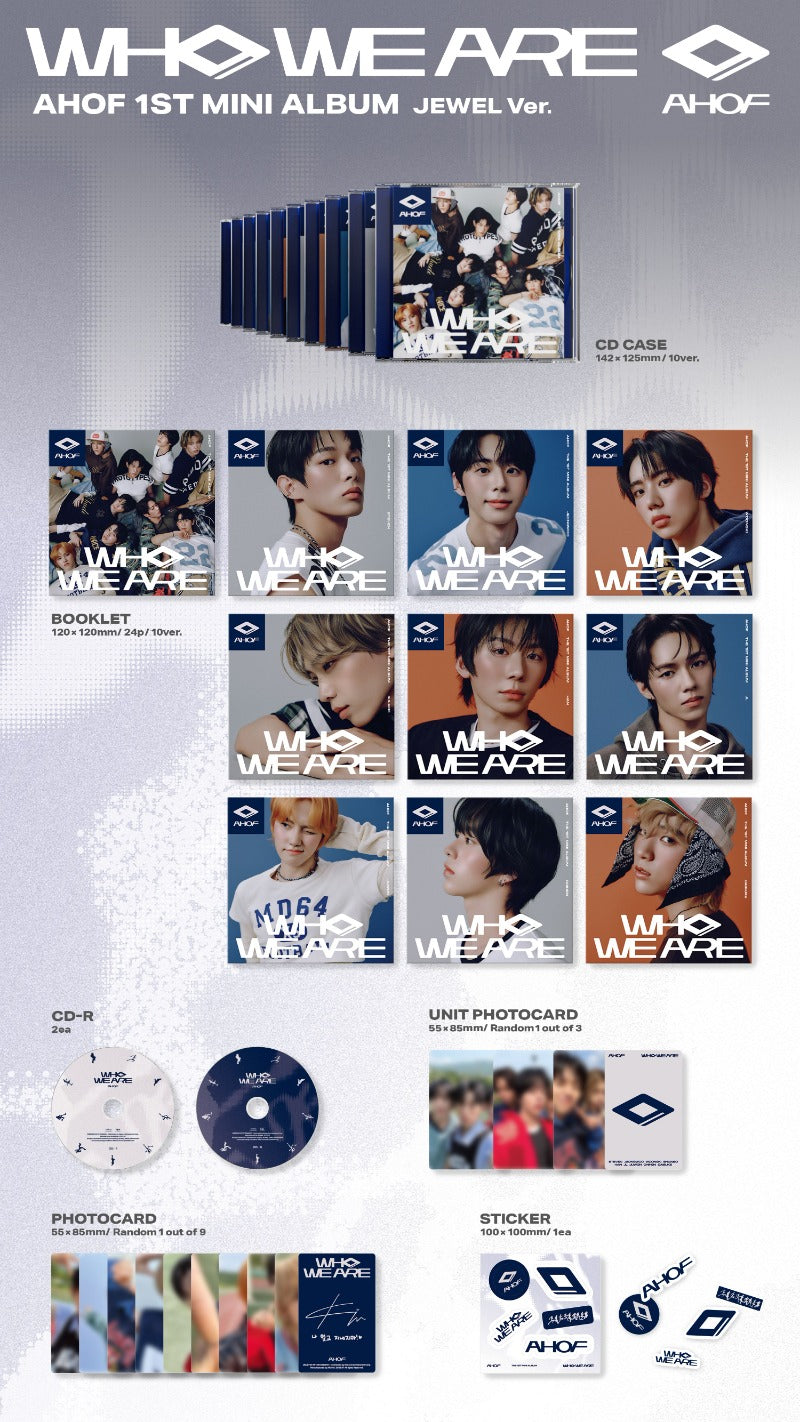 AHOF The 1st Mini Album – WHO WE ARE (Jewel Ver.) (Random)