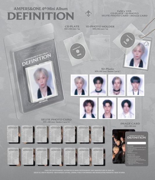 AMPERS&ONE 4th Mini Album - DEFINITION (FaNCy Ver.) (PLVE)