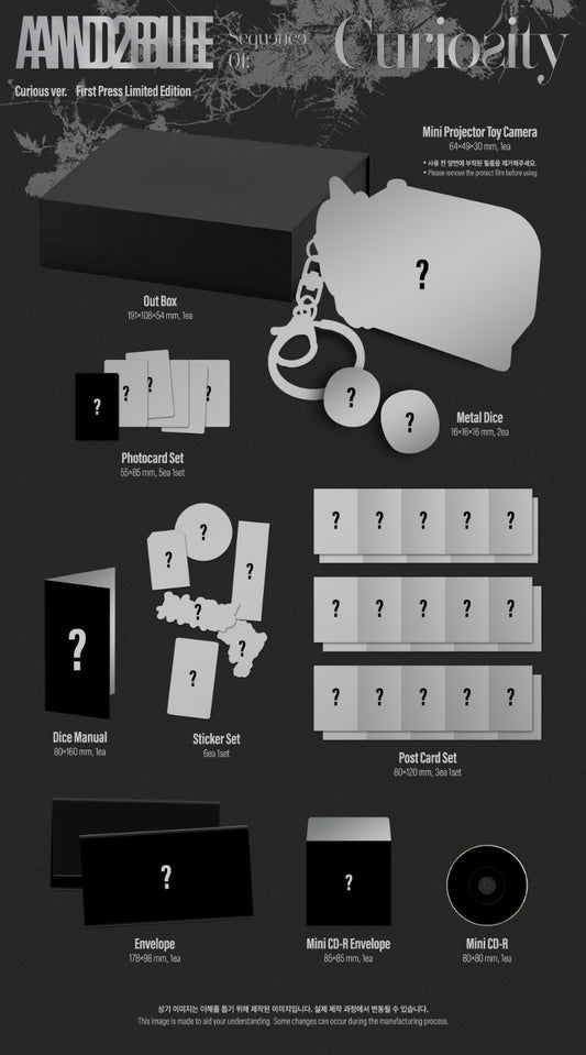 PRE-ORDER: AND2BLE 1st Mini Album - Sequence 01: Curiosity (Curious Ver.) (Limited Edition)