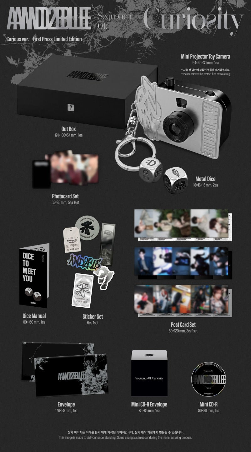 AND2BLE 1st Mini Album - Sequence 01: Curiosity (Curious Ver.) (Limited Edition)