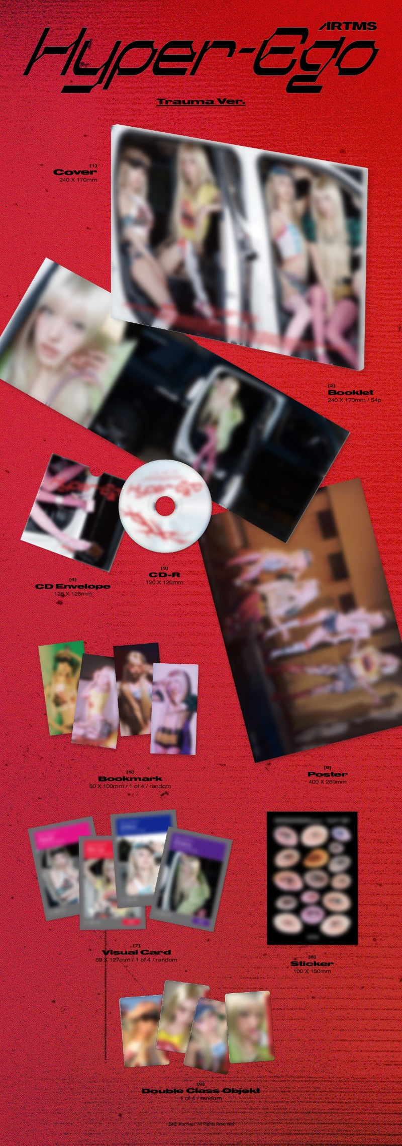 ARTMS 2nd Mini Album - Hyper-Ego (Random)