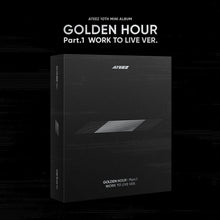 Load image into Gallery viewer, ATEEZ 10TH MINI ALBUM – GOLDEN HOUR : Part.1 (WORK TO LIVE Ver.)