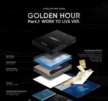 Load image into Gallery viewer, ATEEZ 10TH MINI ALBUM – GOLDEN HOUR : Part.1 (WORK TO LIVE Ver.)