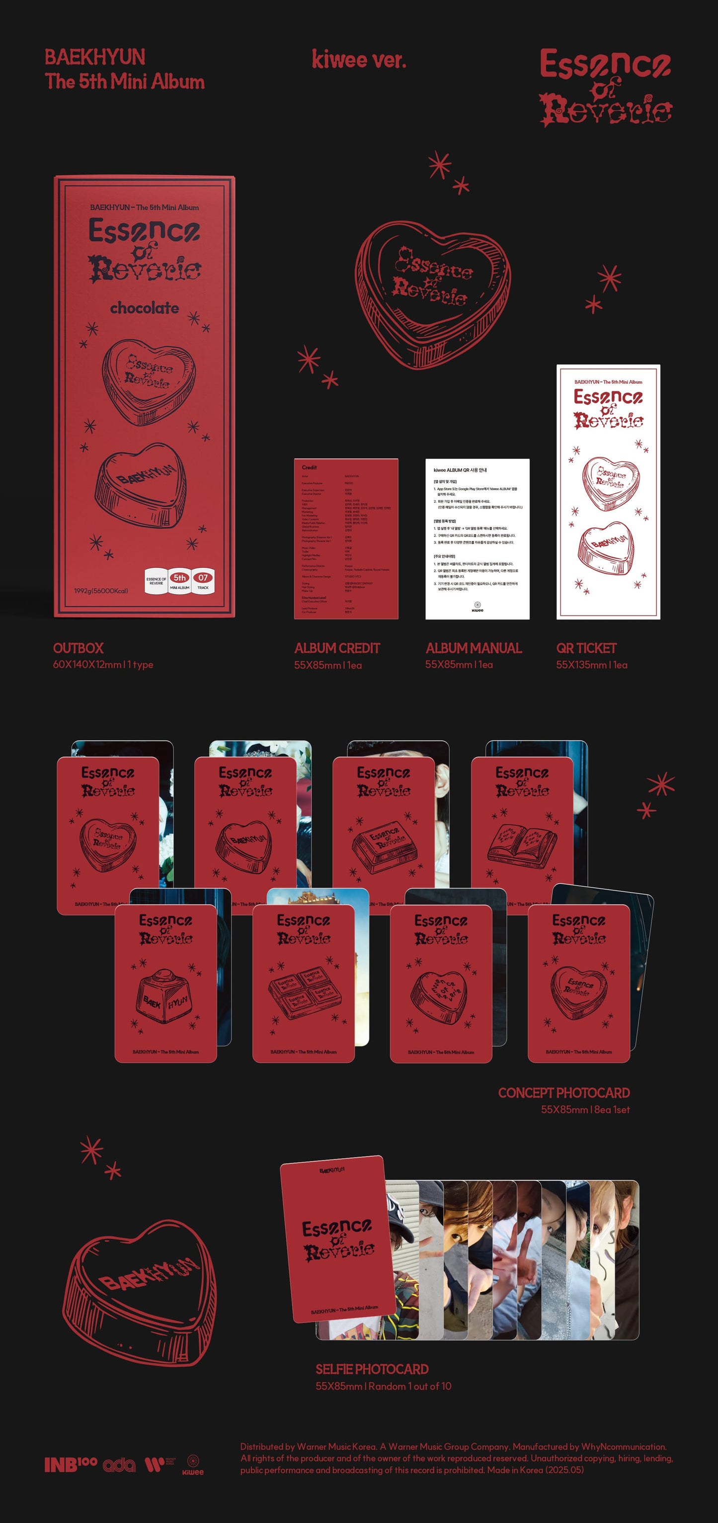 BAEKHYUN The 5th Mini Album – Essence of Reverie (kiwee Ver.)