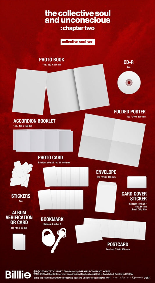 PRE-ORDER: Billlie the 1st Full Album - the collective soul and unconscious: chapter two (Random)