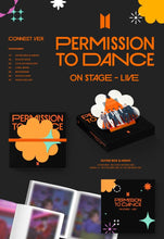 Load image into Gallery viewer, BTS – PERMISSION TO DANCE ON STAGE (LIVE) (2 Version Set) + PERMISSION TO DANCE – SEOUL (DIGITAL CODE) (Weverse Gift)