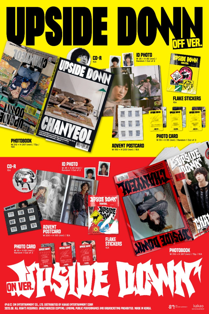 CHANYEOL (EXO) The 2nd Mini Album – Upside Down (Photobook Ver.) (Random)