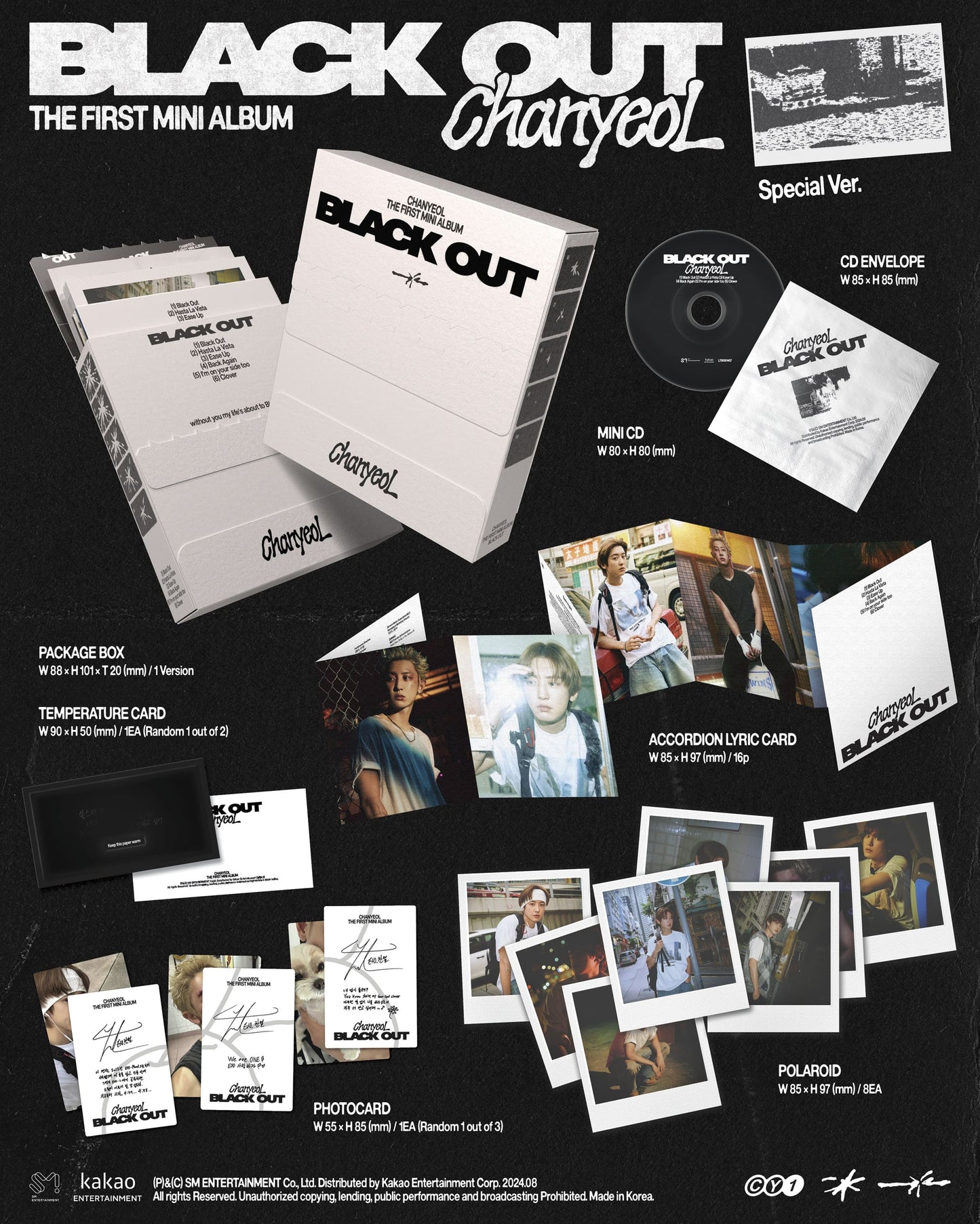 CHANYEOL The 1st Mini Album – Black Out (Special Ver.)