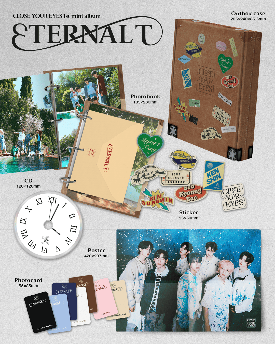 CLOSE YOUR EYES The 1st Mini Album – ETERNALT (PHOTOBOOK Ver.)
