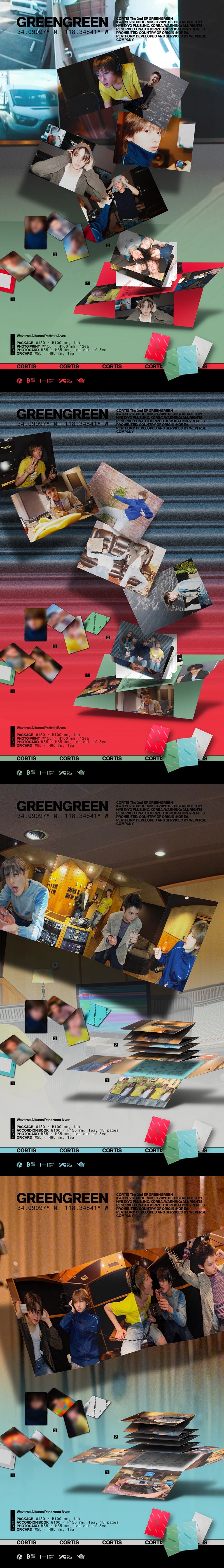 CORTIS The 2nd EP Album - GREENGREEN (Weverse Albums Ver.) (Random)