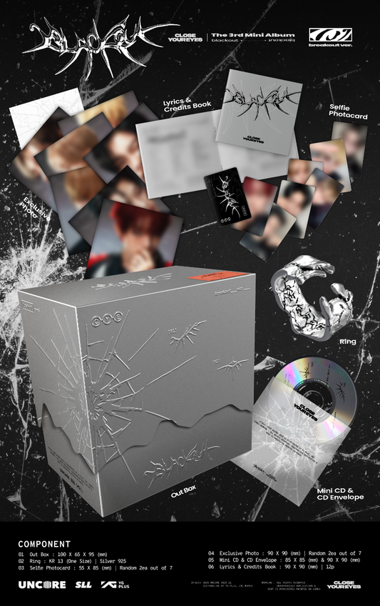 CLOSE YOUR EYES The 3rd Mini Album - blackout (breakout Ver.)
