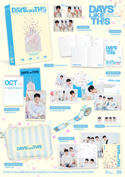 PRE-ORDER: DAY6 2027 Season’s Greetings - DAYS LIKE THIS