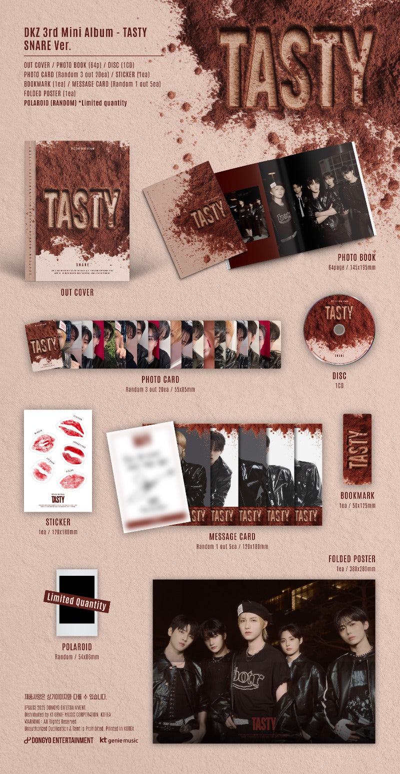 DKZ 3rd Mini Album - TASTY (Random)