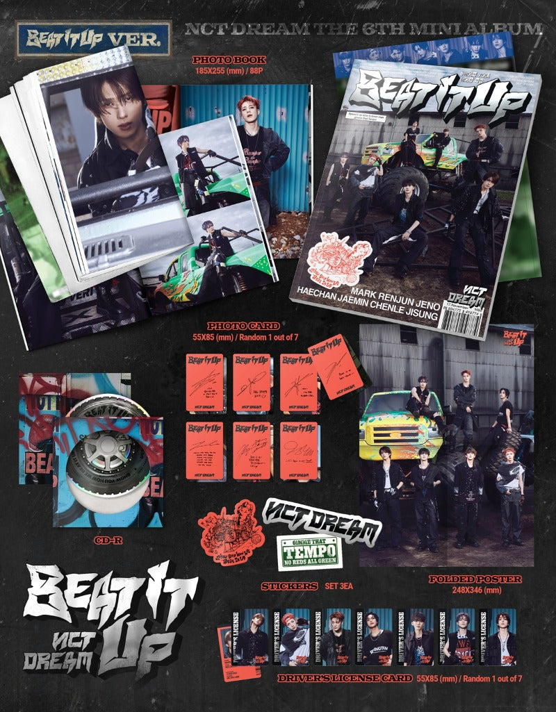 NCT DREAM 6th Mini Album - Beat It Up (Beat It Up Ver.)