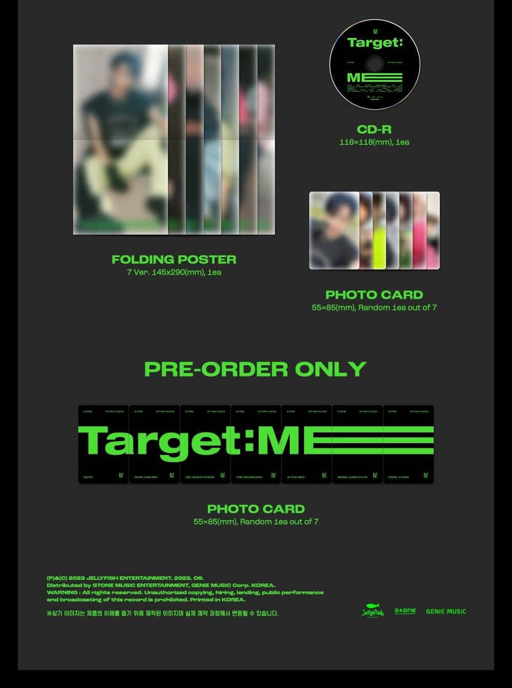 EVNNE Mini Album Vol. 1 – Target: ME (Digipack Ver.) (Random)