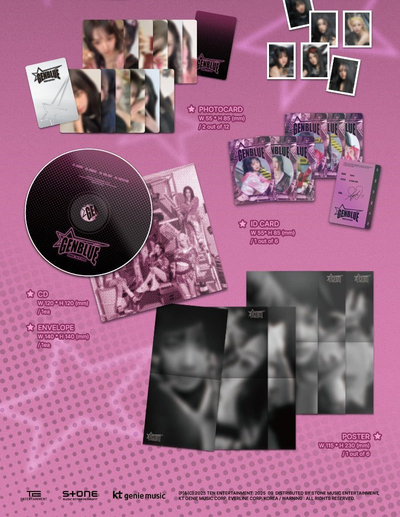 GENBLUE 2nd EP Album – MIRROR