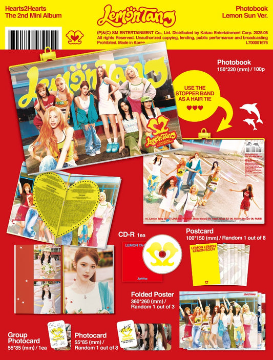 Hearts2Hearts The 2nd Mini Album - Lemon Tang (Photobook Ver.)