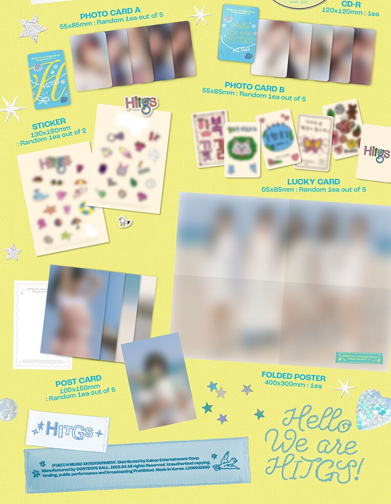 HITGS 1st Single Album – Things we love : H (Random)