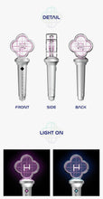 Load image into Gallery viewer, Product detail showing front, side, and back views with a lightstick on display.