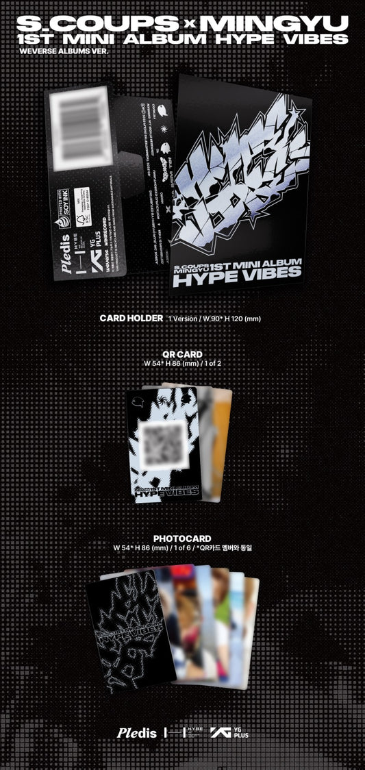 S.COUPS X MINGYU 1st Mini Album - HYPE VIBES (Weverse Albums Ver.)