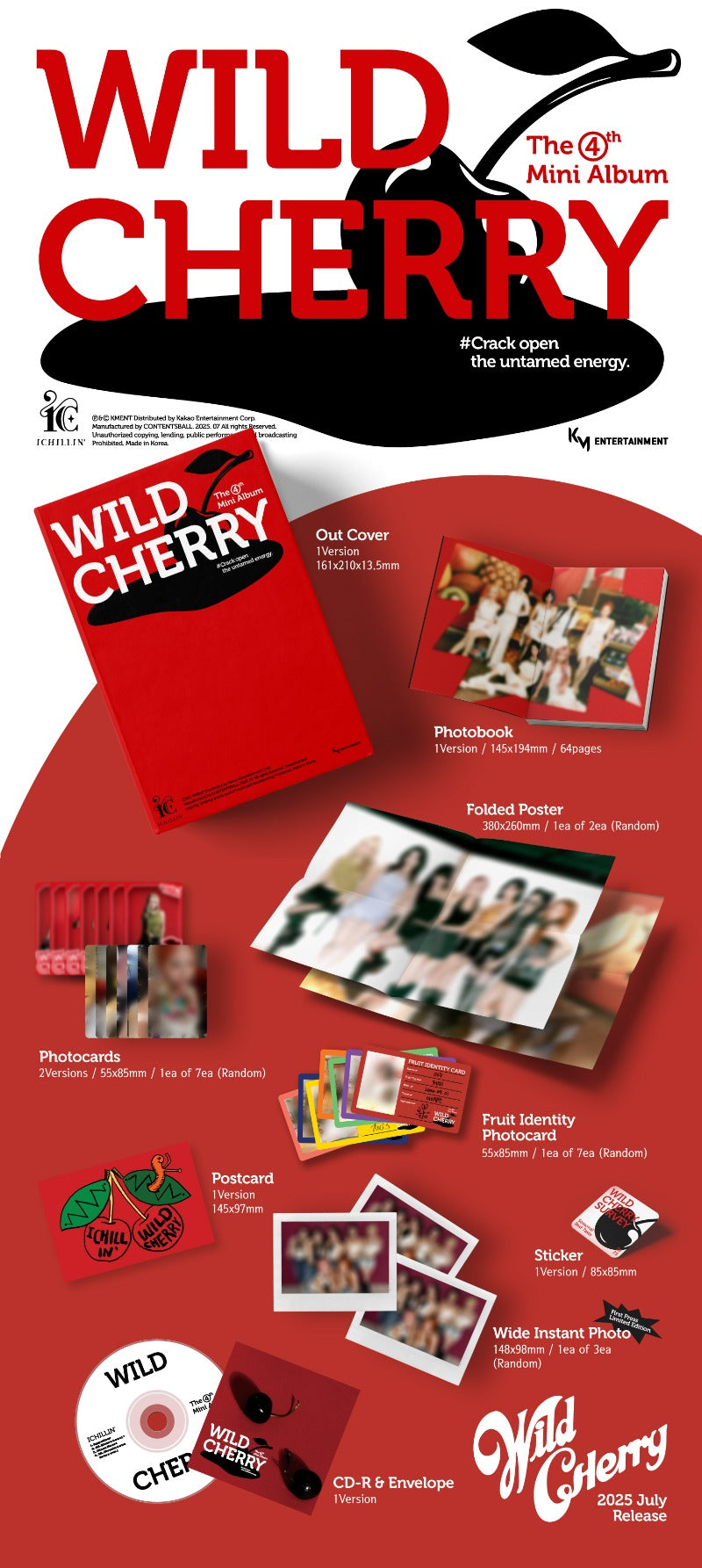 ICHILLIN’ 4th Mini Album – WILD CHERRY