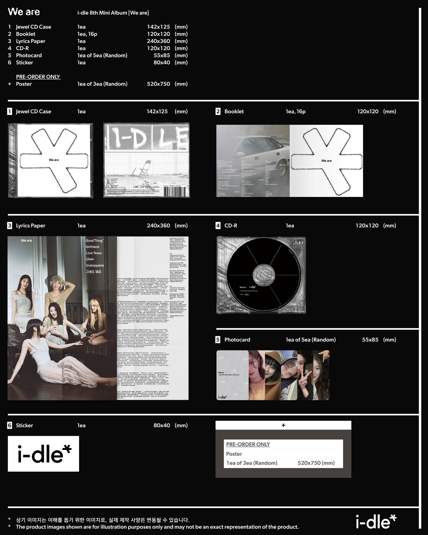 i-dle 8th Mini Album - We are (Special Jewel Ver.)
