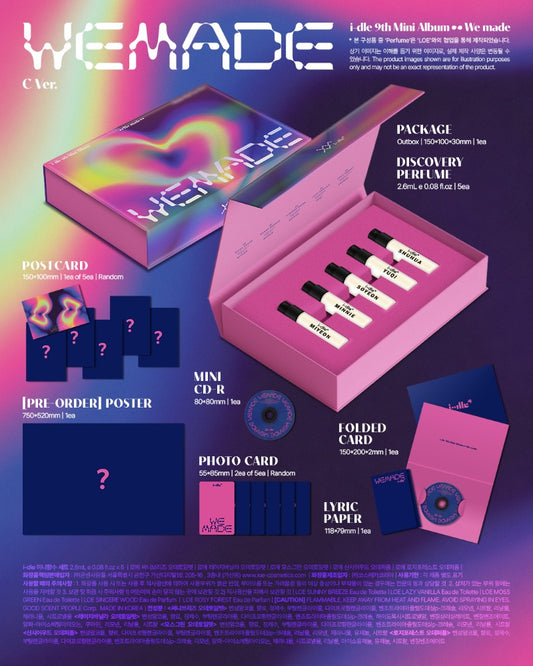 PRE-ORDER: i-dle 9th Mini Album - We made (C Ver.)