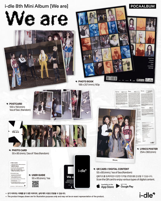 i-dle 8th Mini Album - We are (POCA Album) (Photobook Ver.)