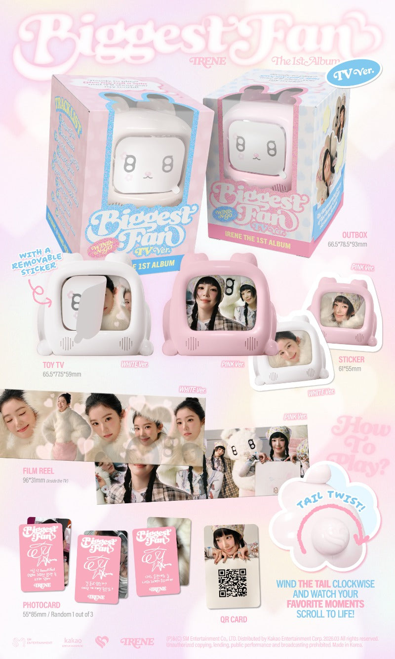 IRENE (Red Velvet) The 1st Album - Biggest Fan (TV Ver.) (Smart Album) (Random)