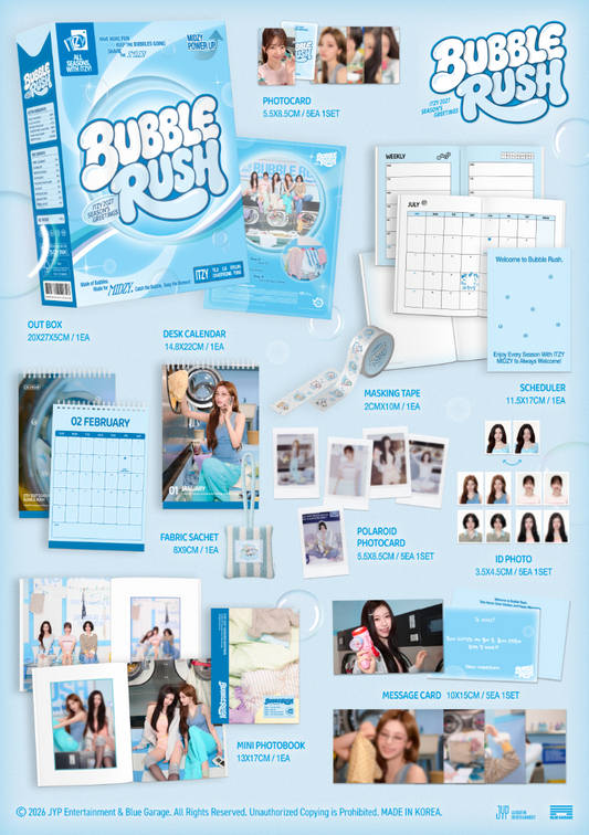 PRE-ORDER: ITZY 2027 Season’s Greetings - BUBBLE RUSH