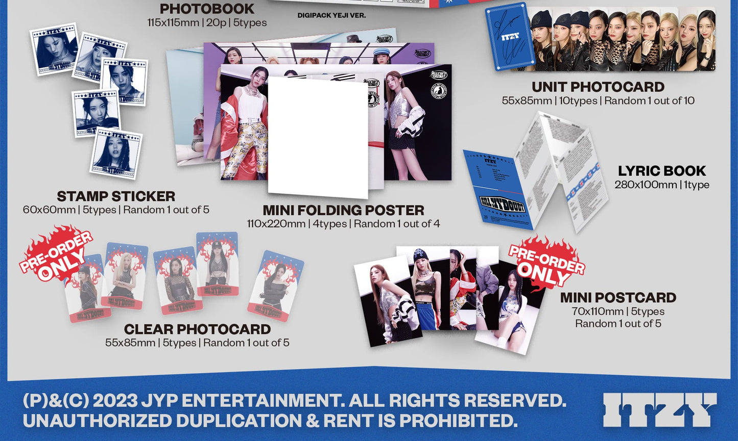 ITZY - KILL MY DOUBT (DIGIPACK) (Random)