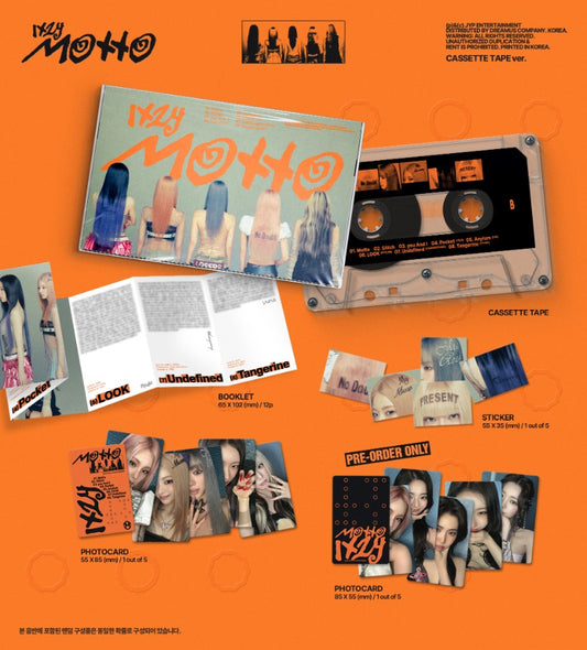 PRE-ORDER: ITZY 12th Mini Album - Motto (Cassette Tape Ver.)