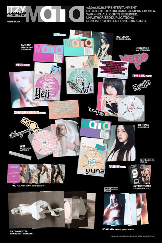 ITZY 12th Mini Album - Motto (Member Ver.) (Random)