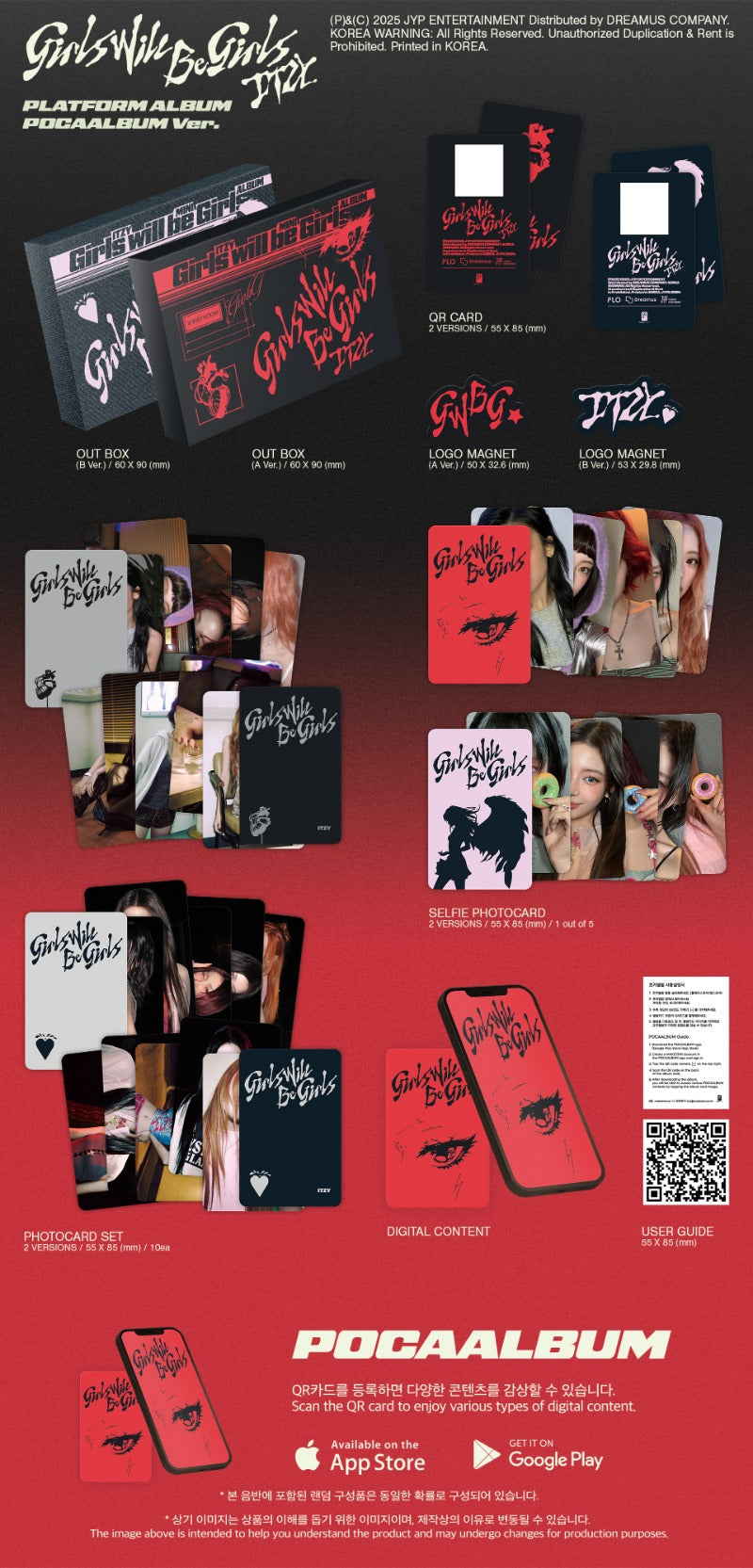 ITZY – Girls Will Be Girls (Platform Album / POCA Album Ver.) (Random)