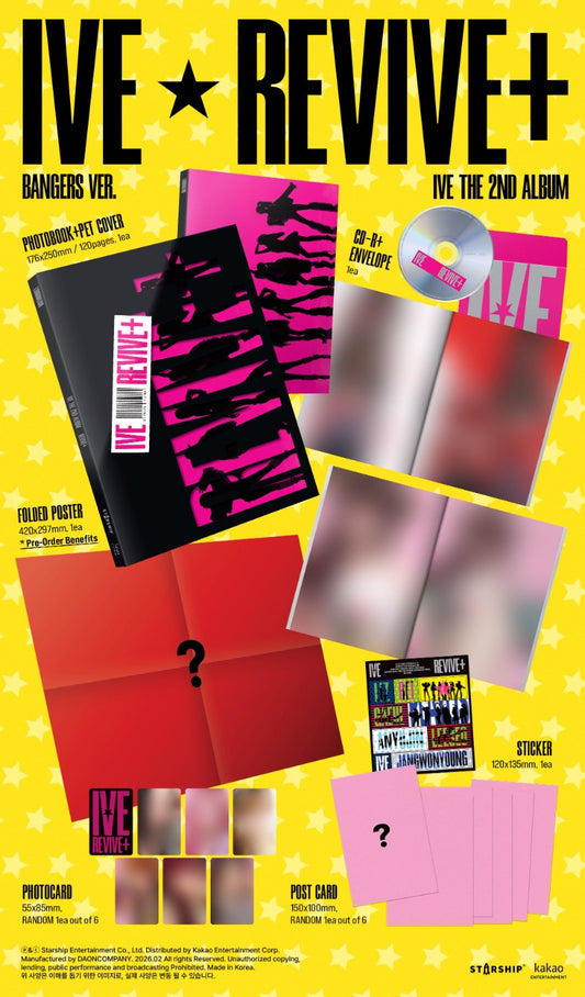 IVE – The 2nd Album - REVIVE+ (BANGERS Ver. / CHALLENGERS Ver.) (Random)