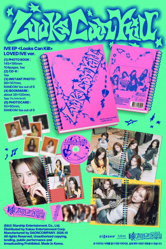 PRE-ORDER: IVE EP Album - Looks Can Kill (LOVED IVE Ver.) (Limited Edition)