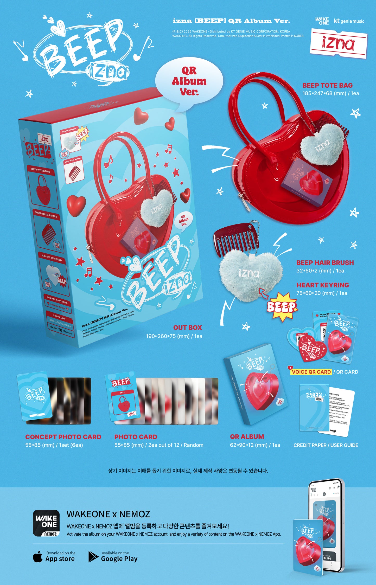 izna Single Album – BEEP (QR Album Ver.) (Limited Edition)