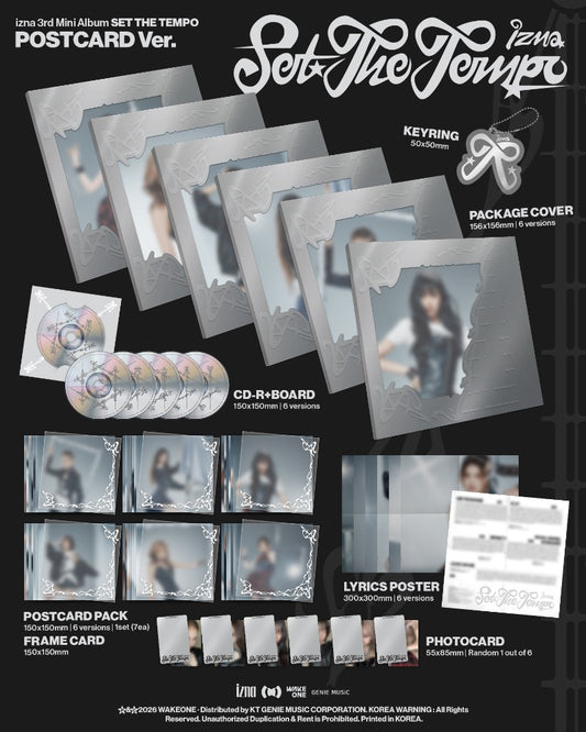 PRE-ORDER: izna 3rd Mini Album - SET THE TEMPO (Postcard Ver.) (Random)