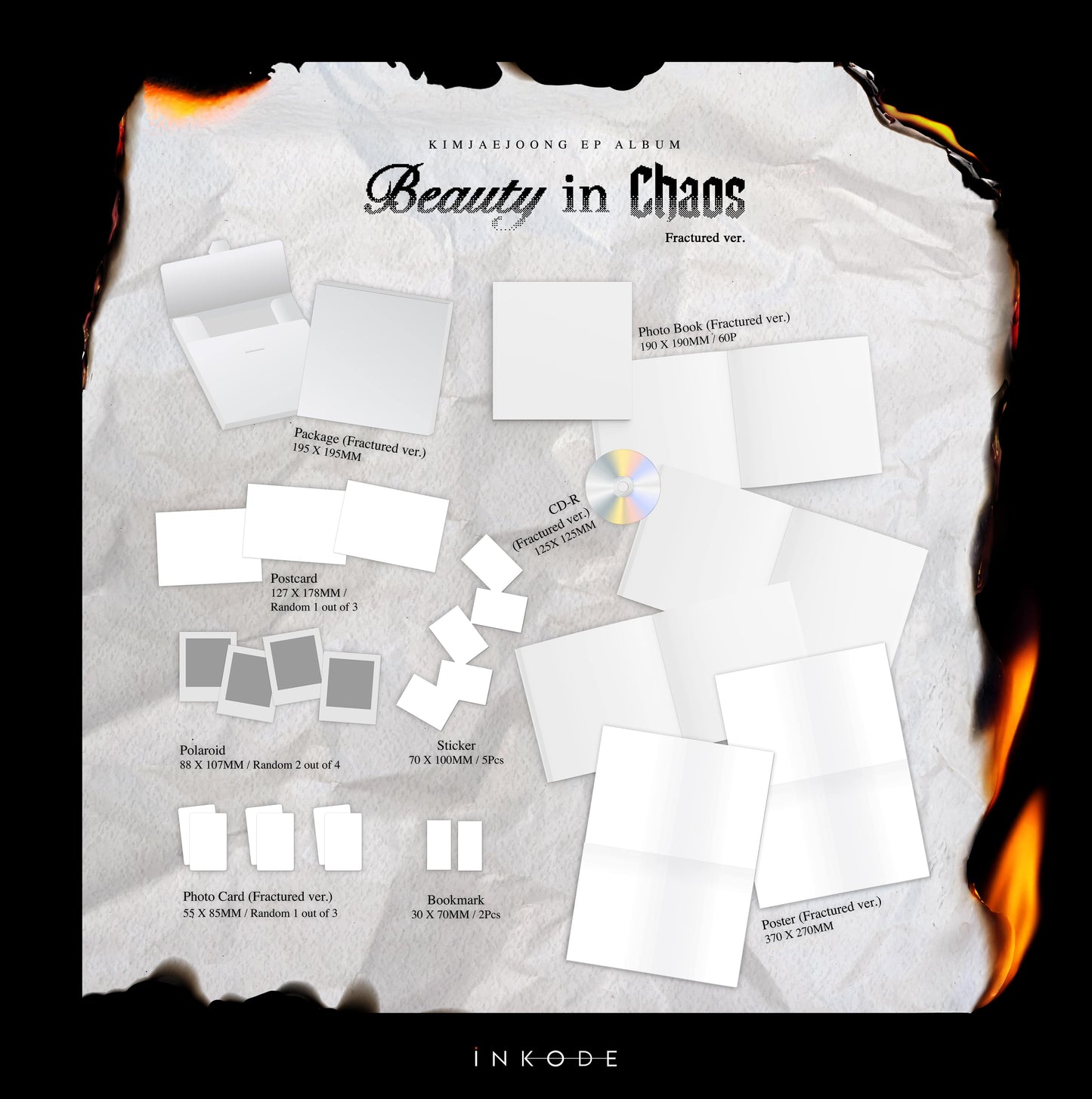 KIM JAEJOONG EP ALBUM – Beauty in Chaos (Random)
